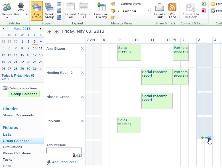 conference room reservation template